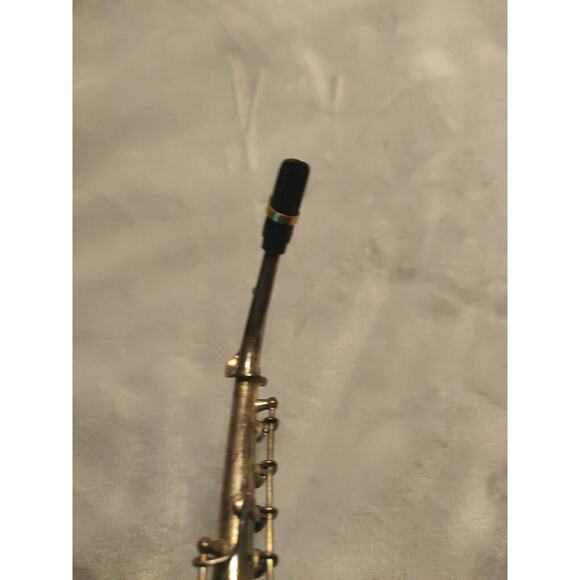 Vintage Miniature Silver Saxophone 7’’ Collectible Ornament Heavy & Detailed! - Picture 4 of 4